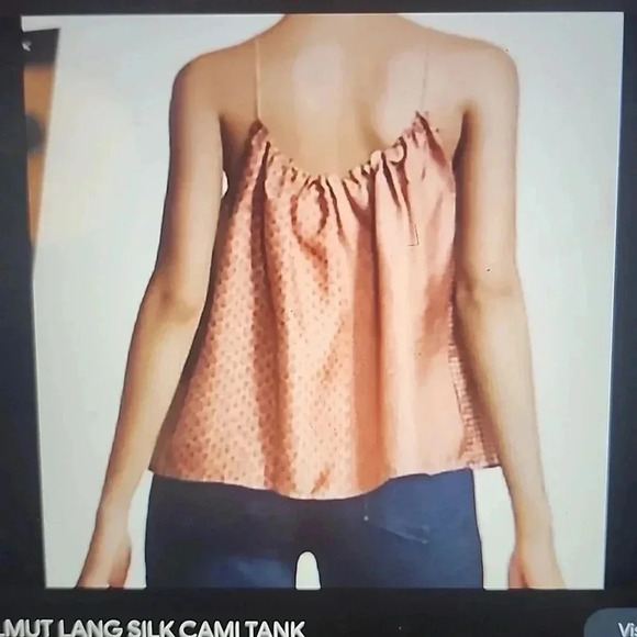 HELMUT LANG SILK CAMI TANK - Picture 2 of 5